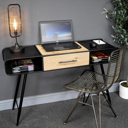 Industrial Style Metal Desk Work Station Student Home Office Desk Urban Table