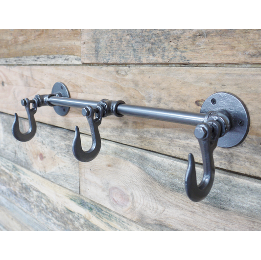 Industrial Wall Mounted Butchers Meat Coat Hanging Storage Hooks