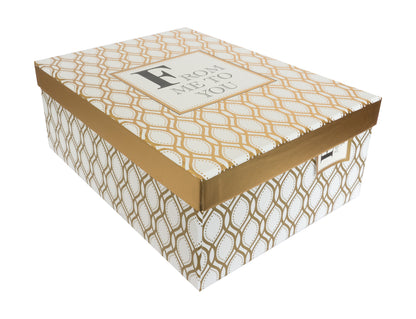 Gold Foiling Design Gift Boxes - Medium