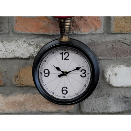 Industrial Steampunk Metal Wall Clock 