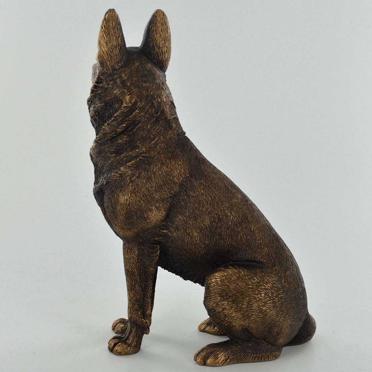 German Shepherd Dog Resin Cast Statue