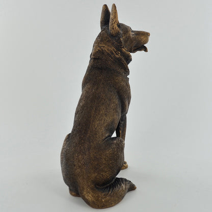 German Shepherd Dog Resin Cast Figurine