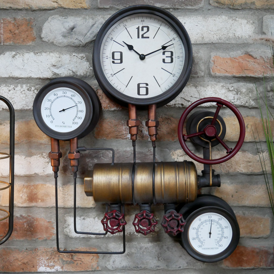 Industrial Style Steampunk Wall Clock