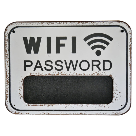 Large Wifi Password Chalkboard Wall Sign